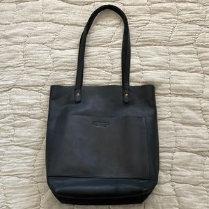 Parker Clay Caroline Tote Bag Black Leather